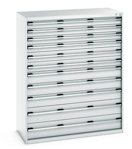 Bott Drawer Cabinets 1300 x 650 for your Workshop or Lab Cubio 11 Drawer Cabinet 1300W x 650D x 1600H